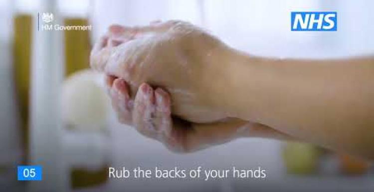 Video of hand washing
