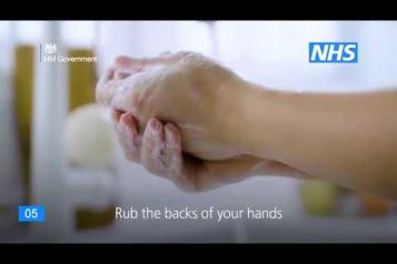 Video of hand washing